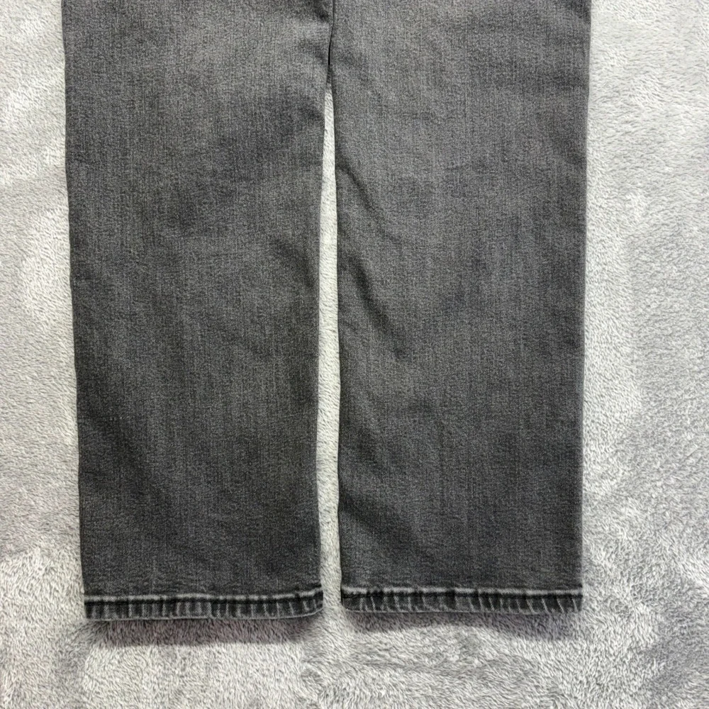 Levi's 514 Straight Fit Jeans Mens 32x30 Black Good Stretch Denim Zip Fly